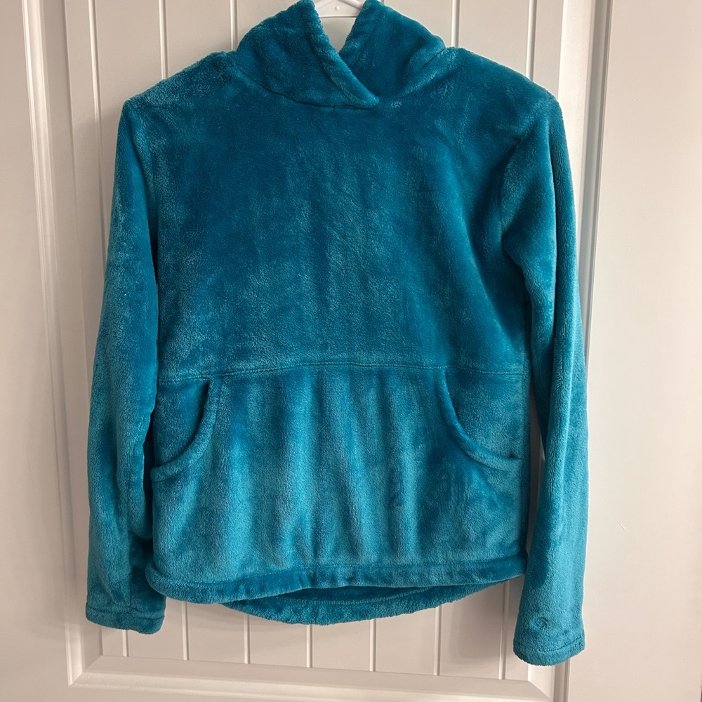 Champion Plush Teal Kids Hoodie